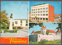 CPIB 19078 CARTE POSTALA - ORASUL FAGARAS, MOZAIC