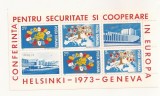 LP 833 a Romania -1973- CONFERINTA PENTRU SECURITATE BLOC, nestampilat