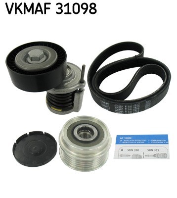 SKF VKMAF 31098 Set curea transmisie cu caneluri foto
