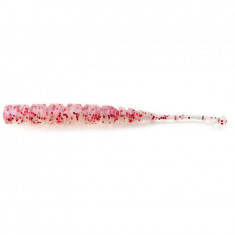 Aji Worm Plu-Plu 5cm Clear Red Glitter