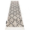 Covor, Traversa Berber TETUAN B751 zigzag cremă - pentru bucătărie, hol și coridor, 60x200 cm