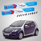 Cumpara ieftin Ștergătoare Smart Forfour 454 2004-2007 | Set Față Flat Premium &ndash; TeamCar&reg;