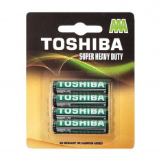 Baterii Toshiba 3R AAA Super Heavy Duty, set 4 bucati foto