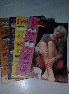 Lot 4 Reviste DOINA,Reviste 1995/1996,de colectie foto