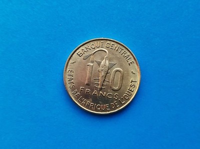 10 Francs 1971 Africa de Vest-Calitate foto