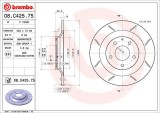 BREMBO 08.C425.75 XTRA LINE - Max Disc frana
