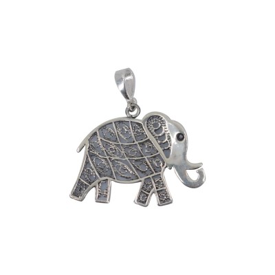 Pandantiv argint 925 elefant foto