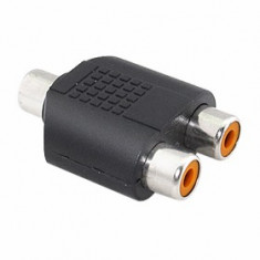Adaptor RCA mama - 2 x RCA mama - 126707