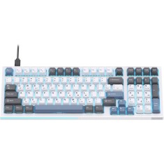 Tastatură mecanică KEMOVE, iluminată 98 de taste, aspect 96% QWERTY, cu fir