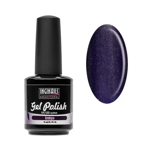 Ojă permanentă Inginails Professional &ndash; Indigo 15 ml