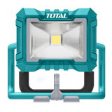 Lampa de lucru Total, 20 W, 20 V, 750/1500 lm, LED, 2 nivele luminare