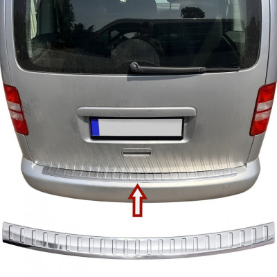 Ornament protectie bara spate/portbagaj Crom Volkswagen Caddy 3 Tip 2K 2C 2003-2015 foto
