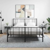 vidaXL Noptiere, 2 buc., gri beton, 40x35x47,5 cm, lemn compozit 827477