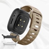Curea din silicon compatibila cu Samsung Galaxy Watch8 40mm, Chocolate Brown