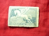 Timbru Uruguay - Pegasus 1930 , val. 8c stampilat