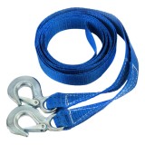 Chinga tractare tip banda AMiO 2500 kg, 35 mm, 4 m, cu carlig + carlig, pentru autoturisme, remorci, motociclete si quaduri, cod 02009