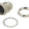 Conector circular HR25 6-pin soclu mamă drept
