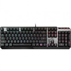 Tastatura Gaming Mecanica MSI Vigor GK50, iluminare RGB, US Layout, USB (Negru)