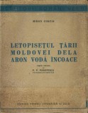 CM6822N Miron Costin, Letopisețul Țării Moldovei dela Aron Vodă &icirc;ncoace, ediție critică de P P Panaitescu, 1944
