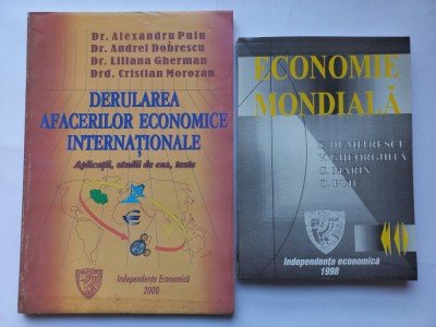 DERULAREA AFACERILOR ECONOMICE INTERNAȚIONALE. APLICATII... + ECONOMIE MONDIALA foto