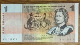 Australia - bancnota de colectie - 1 dollar 1969-1971 - Elisabeta II - Commonwealth of Australia - circulata, in stare foarte buna !