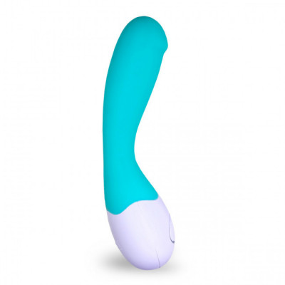 Vibrator Cuddle G-Spot Vibe Turquoise 7 Moduri Vibratii Silicon USB foto