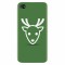 Husa silicon pentru Apple Iphone 4 / 4S, Minimal Reindeer Illustration Green