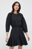 Cumpara ieftin Sisley rochie culoarea negru, mini, evazati