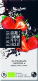 Ciocolata neagra cu capsuni si piper negru, bio, 100g, Meybona