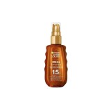 Garnier Ambre Solaire Ideal Bronze SPF15 Ulei bronzant cu protecție solară 150 ml