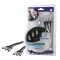 Cablu Profesional 3x RCA tata - 3x RCA tata 5m dublu ecranat HQ