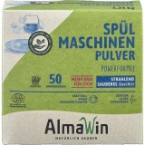 Detergent pudra AlmaWin pentru masina de spalat vase, bio, ecologic, fara chimicale dure, vesela stralucitoare