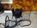 Cumpara ieftin Casti audio electrostatice retro STAX SR-Lambda + SRD-7/SB, Casti Over Ear, Cu fir, Lightning