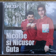 Nicușor si Nicolae Guță , cd cu muzică de petrecere și manele , sigilat