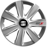 Cumpara ieftin Set 4 Capace Roti GTX Gri R15, Pentru Seat, Autohelix MSA