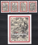 Grenada 1993 - Crăciun - Tablouri de D&uuml;rer, Serie scurta + Colita, MNH, Nestampilat