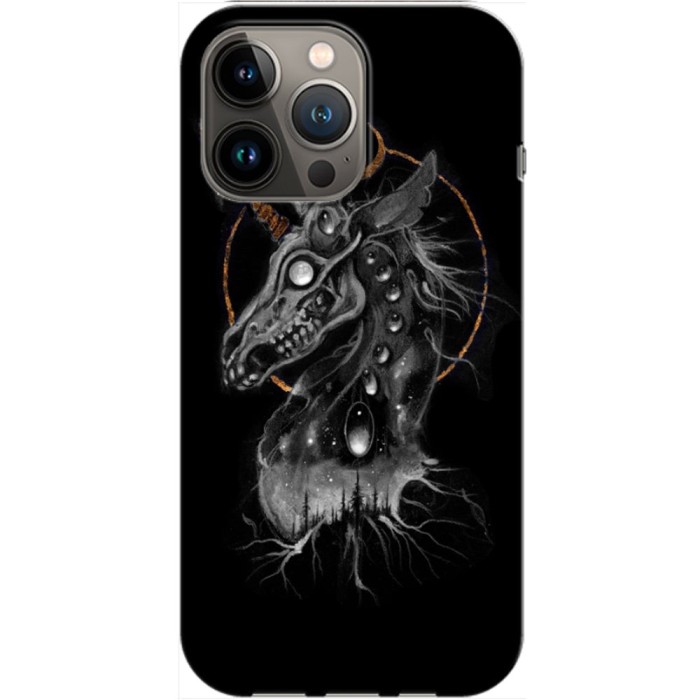 Husa compatibila cu Apple iPhone 12 Mini Cursed Unicorn, Silicon, TPU, Viceversa
