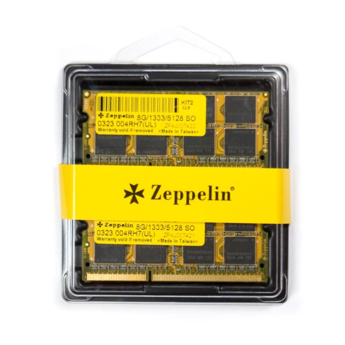 SODIMM Zeppelin, DDR3/1333 16GB (kit 2 x 8GB) retail &quot;ZE-SD3-16G1333-KIT&quot;