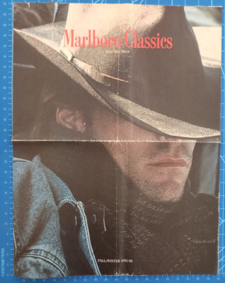 Pliant postere Marlboro Classics Fits The Man / 1995 - 1996 foto