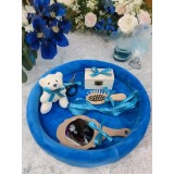 Cumpara ieftin Tavita Mot/Turta, Buretata din Catifea cu 7 Piese - TPT509