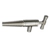 Robinet Inox Butoi cu Fluture si Reductie Conica, 3/4&quot; , Filet Exterior, Retea Apa