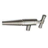 Cumpara ieftin Robinet din inox pentru butoi cu fluture si reductie conica, 3/4