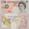 MAREA BRITANIE █ bancnota █ 10 Pounds █ 2015 █ P389e █ Cleland █ UNC necirculata