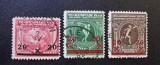 Belgia 1920 Seria Comemorativă "Jocurile Olimpice Anvers / VII Olympiade" cu Supratipar Roșu de Surtaxă "20c"- TG1
