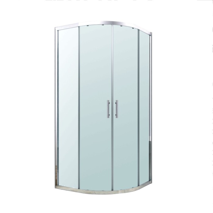 Cabină de duș curbată Soul 80x80 cm fără cădiță