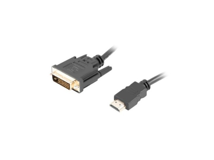 Cablu HDMI DVI-D 1,8 m negru Dual Link