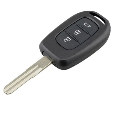 Carcasa cheie auto Techstar cu 3 butoane pentru Dacia Logan, Sandero, Duster, Dokker &amp;ndash; compatibil 2016+ foto