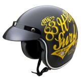 Cumpara ieftin Casca Moto W-TEC Cafe Racer Vintage M (57-58) ECE 22-05 DOT, Captuseala Confortabila, Viziera Soare Retractabila, Prindere Ochelari