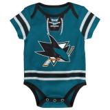 Body Copii Outerstuff San Jose Sharks NHL Hockey Pro Creeper 6-9 Luni