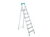 Cumpara ieftin Scara otel 7 trepte, 6+1, 146cm, 120kg, 7,3kg, pliabila, Perilla 11006